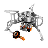 Maxbell Portable Camping Gas Stove Windproof Mini Backpacking Camping Fishing