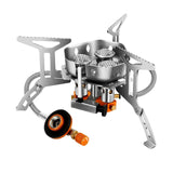 Maxbell Portable Camping Gas Stove Windproof Mini Backpacking Camping Fishing