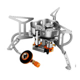 Maxbell Portable Camping Gas Stove Windproof Mini Backpacking Camping Fishing