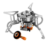 Maxbell Portable Camping Gas Stove Windproof Mini Backpacking Camping Fishing