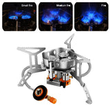 Maxbell Portable Camping Gas Stove Windproof Mini Backpacking Camping Fishing