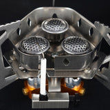Maxbell Portable Camping Gas Stove Windproof Mini Backpacking Camping Fishing