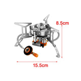 Maxbell Portable Camping Gas Stove Windproof Mini Backpacking Camping Fishing
