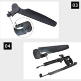 Maxbell Nylon Kayak Boat Rudder Universal Tackle Steering System Fixation for Canoe 45mm pin