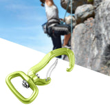 Maxbell Swivel Carabiner Dog Leash Harness Outdoor Camping Tool Home Locking Key Green