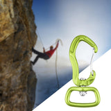 Maxbell Swivel Carabiner Dog Leash Harness Outdoor Camping Tool Home Locking Key Green
