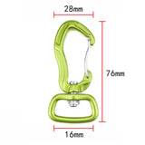 Maxbell Swivel Carabiner Dog Leash Harness Outdoor Camping Tool Home Locking Key Green