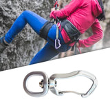 Maxbell 360° Rotating Swivel Carabiner Multifunctional Locking for Key Outdoor Home Argent