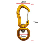Maxbell 360° Rotating Swivel Carabiner Multifunctional Locking for Key Outdoor Home Aureate