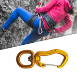 Maxbell 360° Rotating Swivel Carabiner Multifunctional Locking for Key Outdoor Home Aureate