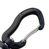 Maxbell 360° Rotating Swivel Carabiner Multifunctional Locking for Key Outdoor Home Black