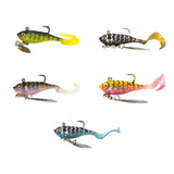 Maxbell Soft Fishing Lure Tackle Diving Mini for Trout Saltwater and Freshwater Black Green