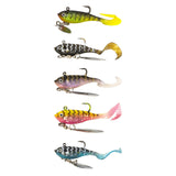 Maxbell Soft Fishing Lure Tackle Diving Mini for Trout Saltwater and Freshwater Black Green