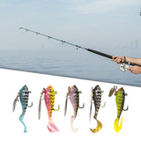Maxbell Soft Fishing Lure Tackle Diving Mini for Trout Saltwater and Freshwater Black Green