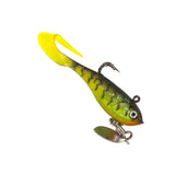 Maxbell Soft Fishing Lure Tackle Diving Mini for Trout Saltwater and Freshwater Black Green