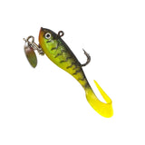 Maxbell Soft Fishing Lure Tackle Diving Mini for Trout Saltwater and Freshwater Black Green