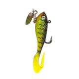 Maxbell Soft Fishing Lure Tackle Diving Mini for Trout Saltwater and Freshwater Black Green