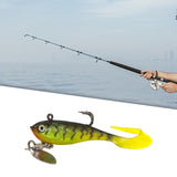 Maxbell Soft Fishing Lure Tackle Diving Mini for Trout Saltwater and Freshwater Black Green