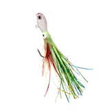 Maxbell Luminous Lifelike Squid Skirt Lure Sea Fishing Tackle Glow Fishing Bait Hook White