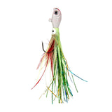 Maxbell Luminous Lifelike Squid Skirt Lure Sea Fishing Tackle Glow Fishing Bait Hook White