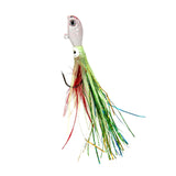 Maxbell Luminous Lifelike Squid Skirt Lure Sea Fishing Tackle Glow Fishing Bait Hook White