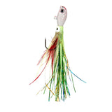 Maxbell Luminous Lifelike Squid Skirt Lure Sea Fishing Tackle Glow Fishing Bait Hook White