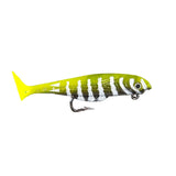 Maxbell Creative Fishing Lure Hook Lifelike Realistic Bait T Tail for Outdoor Yellow