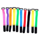 Maxbell 10Pcs Fishing Rod Tie Holders Wire Ties Hook Home Hoses Data Centers