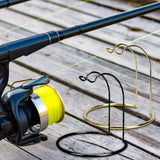 Maxbell Fishing Reel Display Stand Portable Stainless Steel Fishing Wheel Bracket Aureate
