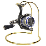 Maxbell Fishing Reel Display Stand Portable Stainless Steel Fishing Wheel Bracket Aureate