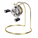 Maxbell Fishing Reel Display Stand Portable Stainless Steel Fishing Wheel Bracket Aureate