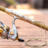 Maxbell Fishing Reel Display Stand Portable Stainless Steel Fishing Wheel Bracket Aureate