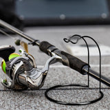 Maxbell Fishing Reel Display Stand Portable Stainless Steel Fishing Wheel Bracket Argent