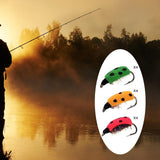 Maxbell Lifelike Ladybug Fly Lure Durable Hooks Sturdy for Streams Fishing Outdoor 12 Piece