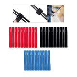 Maxbell 10Pcs Fishing Rod Belt Elastic for Fly Rods Fishing Rod Storage and Carrying Red