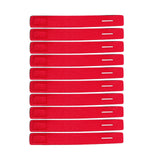 Maxbell 10Pcs Fishing Rod Belt Elastic for Fly Rods Fishing Rod Storage and Carrying Red