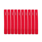 Maxbell 10Pcs Fishing Rod Belt Elastic for Fly Rods Fishing Rod Storage and Carrying Red