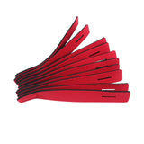 Maxbell 10Pcs Fishing Rod Belt Elastic for Fly Rods Fishing Rod Storage and Carrying Red