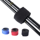 Maxbell 10Pcs Fishing Rod Belt Elastic for Fly Rods Fishing Rod Storage and Carrying Black