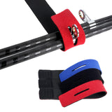 Maxbell 10Pcs Fishing Rod Belt Elastic for Fly Rods Fishing Rod Storage and Carrying Black