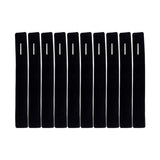 Maxbell 10Pcs Fishing Rod Belt Elastic for Fly Rods Fishing Rod Storage and Carrying Black