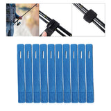 Maxbell 10Pcs Fishing Rod Belt Elastic for Fly Rods Fishing Rod Storage and Carrying Blue