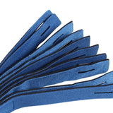 Maxbell 10Pcs Fishing Rod Belt Elastic for Fly Rods Fishing Rod Storage and Carrying Blue