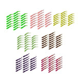 Maxbell 20x Soft Fishing Lures Spiral Tail Baits Set for Saltwater Sea Fishing Green