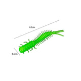 Maxbell 20x Soft Fishing Lures Spiral Tail Baits Set for Saltwater Sea Fishing Green