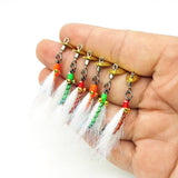 Maxbell Realistic Fly Fishing Flies Accessory Stainless Streamers with Hook option 2