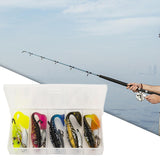 Maxbell 5Pcs Paddle Tail Soft Baits Fishing Lures Kit Mini for Trout Walleye Redfish