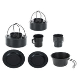 Maxbell Outdoor Tea Coffee Pot Teapot Camping Kettle for Hiking Barbecue Backpacking 0.9L 14.5x6cm