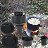 Maxbell Outdoor Tea Coffee Pot Teapot Camping Kettle for Hiking Barbecue Backpacking 0.9L 14.5x6cm