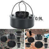 Maxbell Outdoor Tea Coffee Pot Teapot Camping Kettle for Hiking Barbecue Backpacking 0.9L 14.5x6cm